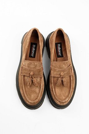 کفش کژوال قهوه ای مردانه پاشنه کوتاه (1 - 4 سانتی متر) ByItallanoshoes - کد 902588955