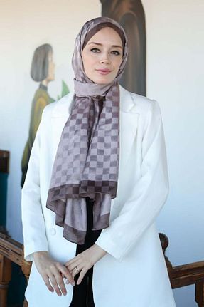 شال متالیک زنانه پلی ساتن Hint İpek - کد 902556757