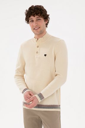 پلیور بژ مردانه ساده U.S. Polo Assn. - کد 902572326