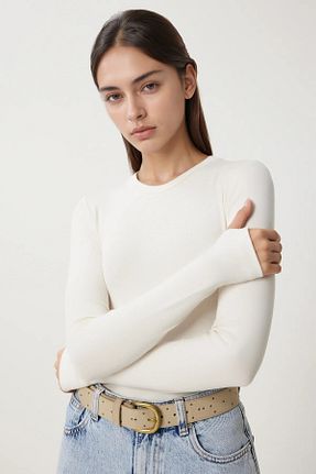 بلوز سفید زنانه ساده Bled - کد 902552127