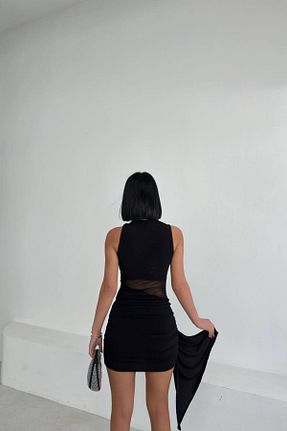 لباس مشکی زنانه بافتنی MOZENA - کد 902595168