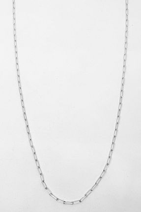 گردنبند نقره طوسی زنانه 925 عیار oya silver - کد 902539267