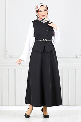 ست بالاتنه و پائین تنه مشکی زنانه بافتنی ModaMerve - کد 902583633