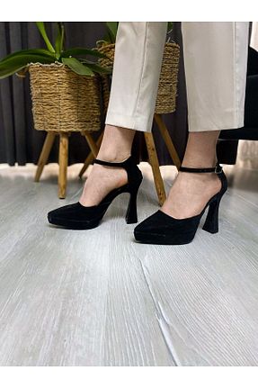 کفش مجلسی مشکی زنانه پارچه ای Tasarım - کد 902613164