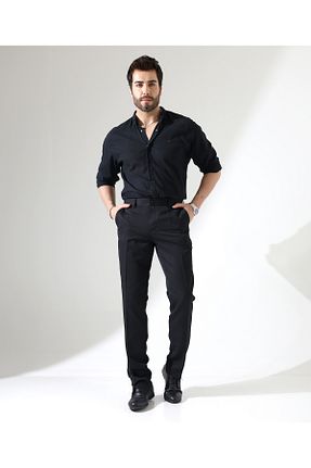 شلوار مشکی مردانه پنبه ای Sunello - کد 902668764