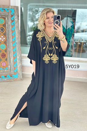 لباس مشکی زنانه بافتنی İnce Topuk - کد 902654015