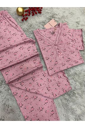 ست لباس راحتی صورتی زنانه Mix pijamaworld - کد 902657003