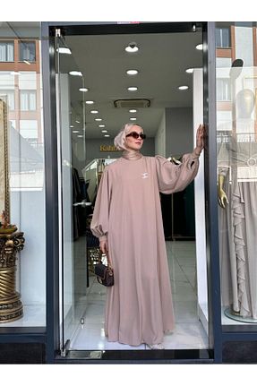 لباس حجاب بژ زنانه Relaxed NS Moda - کد 902669335