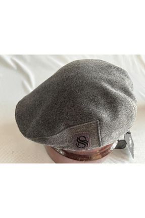 کلاه طوسی مردانه پشمی Soocap - کد 900879123