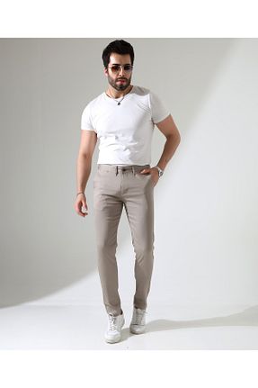 شلوار بژ مردانه بافتنی Sunello - کد 902678073