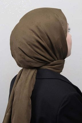 دستمال گردن خاکی پنبه ای Pierre Cardinn - کد 902676252