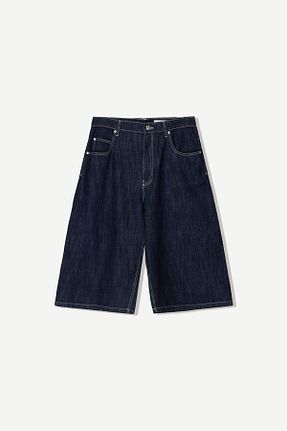 شلوارک و برمودا آبی مردانه اسلیم Bershka - کد 902675365