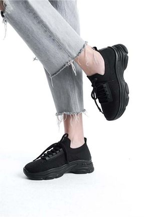 کفش کلاسیک مشکی زنانه پاشنه ضخیم MODAMAİSA - کد 904046651