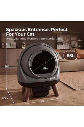 توالت گربه طوسی justie pet - کد 900636310