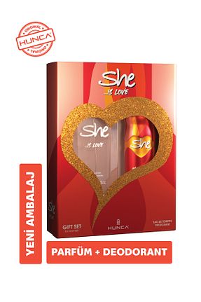 ست ادکلن متالیک زنانه She - کد 2478094