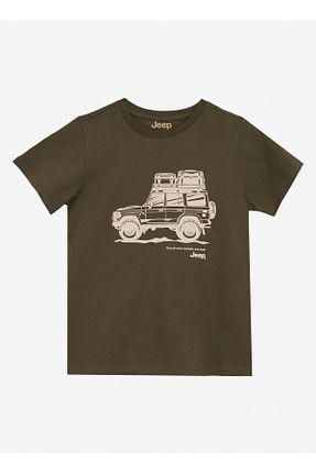 تیشرت خاکی بچه گانه Jeep - کد 902726348