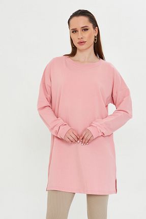 تونیک صورتی زنانه بافت MAXI DRY - کد 902717075