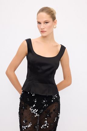 بلوز مشکی زنانه ساده adL - کد 902726540