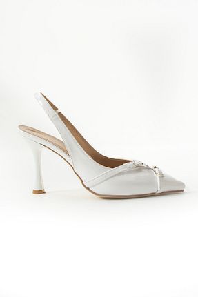 کفش پاشنه بلند کلاسیک زرشکی زنانه چرم لاکی Gökçe Shoes - کد 902717308