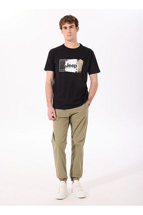 شلوار خاکی مردانه پاچه کش دار Jeep - کد 902747861
