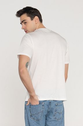 تیشرت سفید مردانه یقه دوچرخه Jack & Jones - کد 673862891