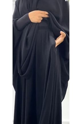 کلاه و ابایا مشکی زنانه پلی استر Nova Style - کد 902717282