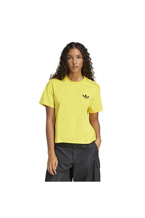 تیشرت اسپرت زرد زنانه رگولار adidas - کد 902731942