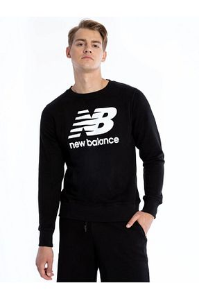 سوئیشرت مشکی مردانه چاپی New Balance - کد 318734363