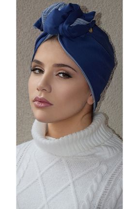 کلاه شنای حجاب آبی زنانه GENNA - کد 903067011