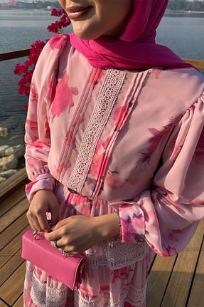 ست بالاتنه و پائین تنه صورتی زنانه بافتنی NAGE COLLECTION - کد 900598902