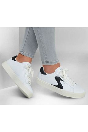 کفش پیاده روی سفید زنانه چرم مصنوعی Skechers - کد 904062080