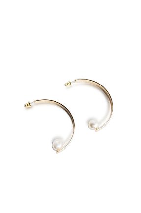 گوشواره نقره طلائی زنانه 925 عیار MEKS PRIVE - کد 902792122