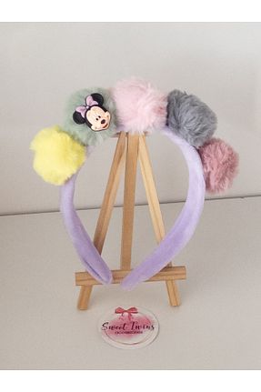 تاج بنفش بچه گانه مخمل Sweet twins accessories - کد 902789812