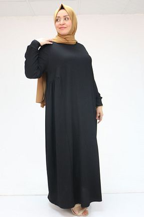 لباس سایز بزرگ مشکی زنانه Bürümcük Eslina - کد 902789467
