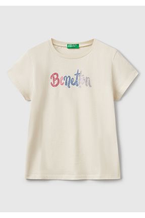 تیشرت بژ بچه گانه رگولار United Colors of Benetton - کد 904063743