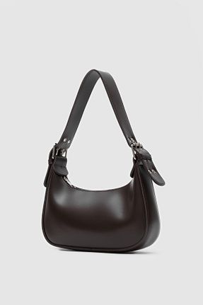 کیف دوشی قهوه ای زنانه چرم مصنوعی Shule Bags - کد 902819882