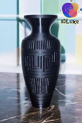 گلدان مشکی پلاستیک 3DLuxeDekor - کد 899433647