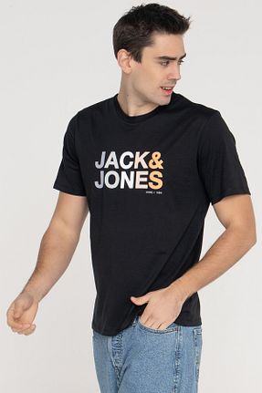 تیشرت مشکی مردانه رگولار Jack & Jones - کد 670382698