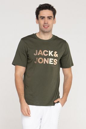 تیشرت سبز مردانه رگولار Jack & Jones - کد 670382395