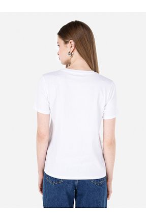 تیشرت سفید زنانه رگولار Colin’s - کد 825605246