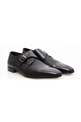 کفش کلاسیک مشکی مردانه چرم خالص Butik - کد 902840604