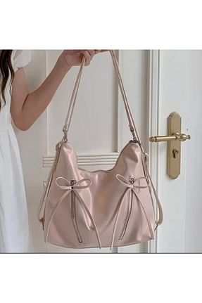 کیف دستی صورتی زنانه سایز متوسط Clariss - کد 888369249