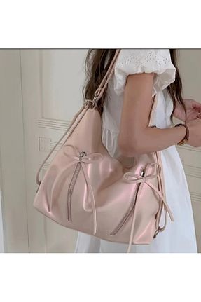 کیف دستی صورتی زنانه سایز متوسط Clariss - کد 888369249