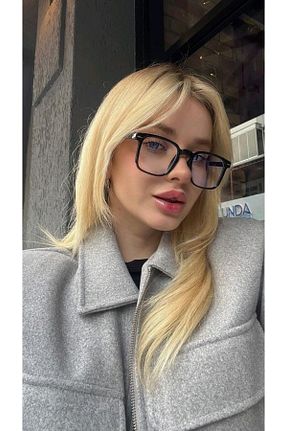عینک محافظ نور آبی نارنجی زنانه شیشه LOOKUP NEW - کد 832321634