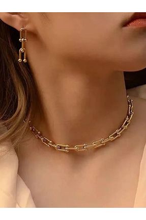 گردنبند استیل ( فولاد ) نارنجی زنانه استیل ضد زنگ Utaylife - کد 902899748