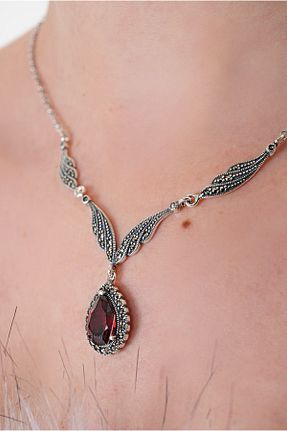 گردنبند نقره قرمز زنانه 925 عیار Zefir - کد 902899552