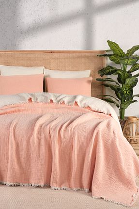 لحاف دونفره نارنجی 240 x 260 MYLASA HOME - کد 878973099