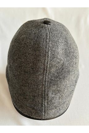 کلاه طوسی مردانه پشمی Soocap - کد 900797063