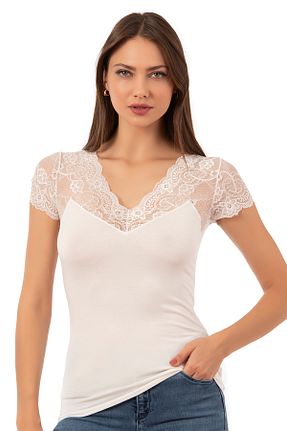 رکابی نباتی زنانه مودال - پنبه ÖZKAN underwear - کد 802059644