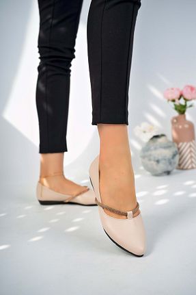 بابت بژ زنانه چرم مصنوعی bulutmod - کد 662652493